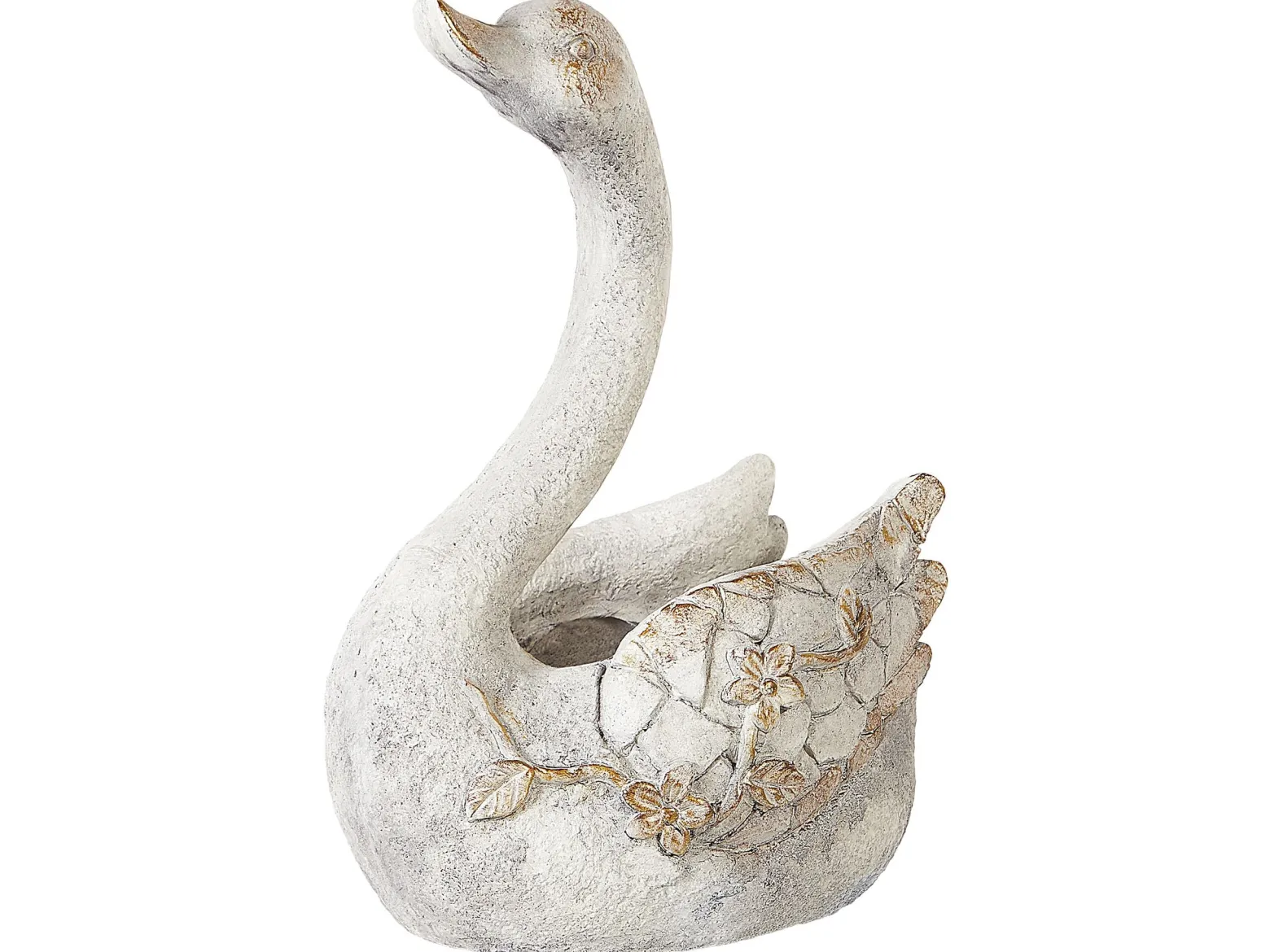 Figurka ozdobna MgO łabędź biały