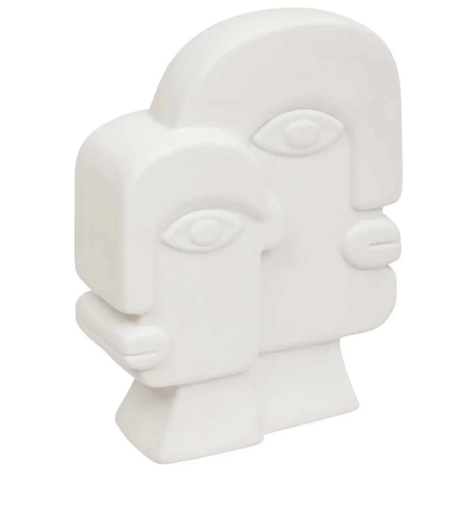 Figurka z dolomitu biała FACE 26 cm