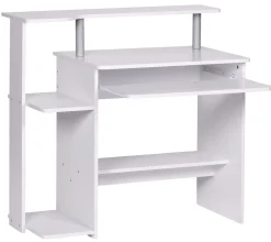 FineBuy Biurko płyta meblowa biały