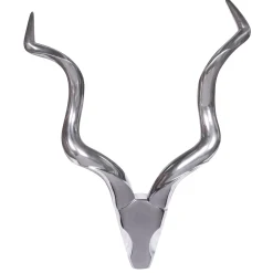 FineBuy Dekoracja ścienna aluminium srebrny