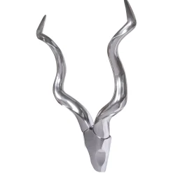 FineBuy Dekoracja ścienna aluminium srebrny