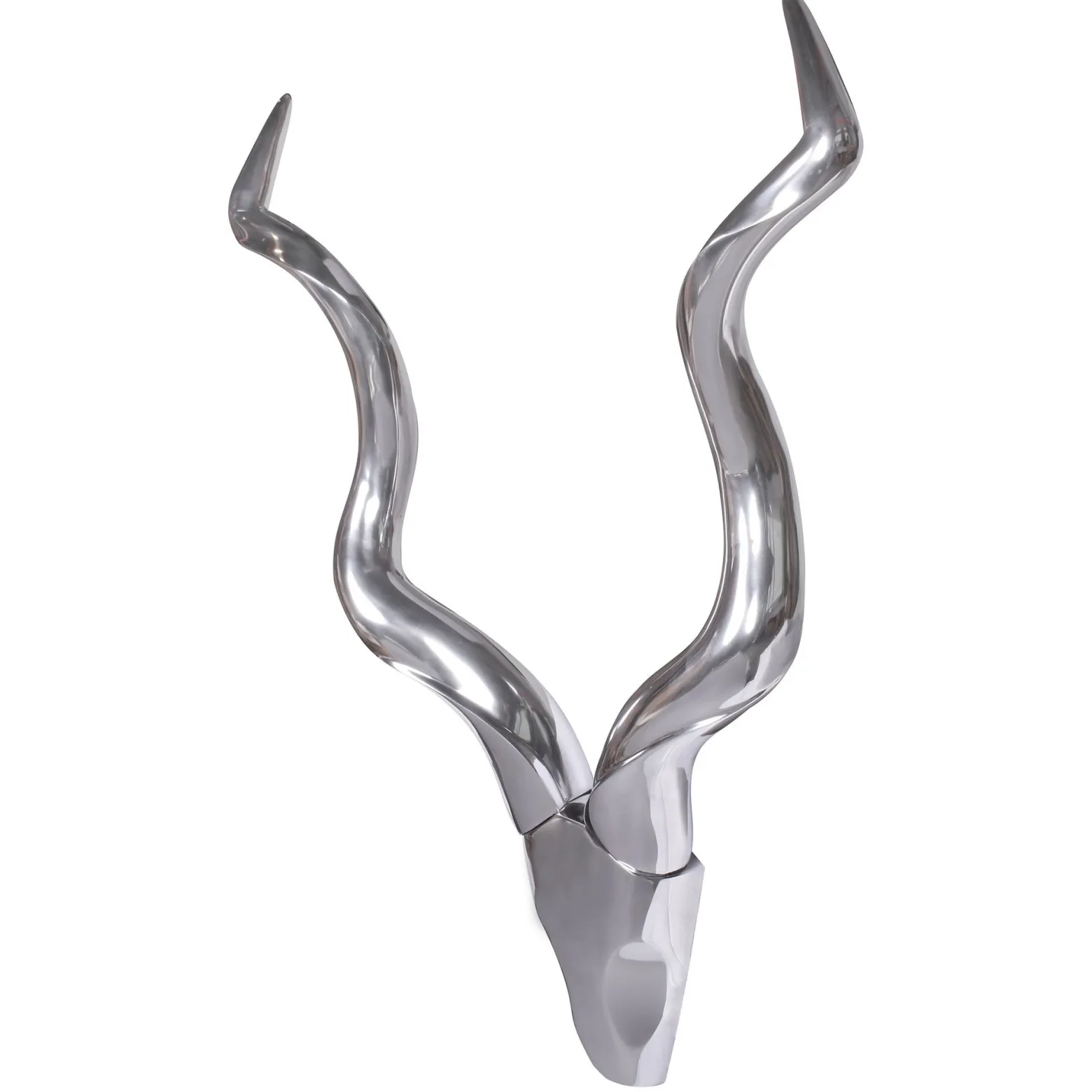 FineBuy Dekoracja ścienna aluminium srebrny