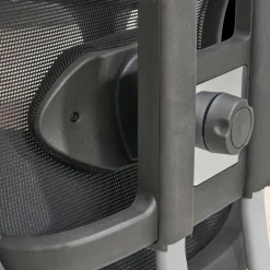FineBuy Krzesło obrotowe Mesh czarne 120 kg