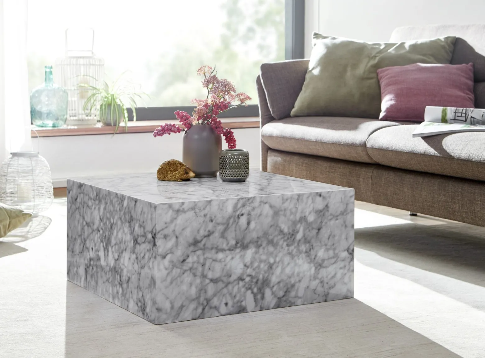 FineBuy Stolik kawowy mdf biały