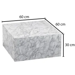 FineBuy Stolik kawowy mdf biały