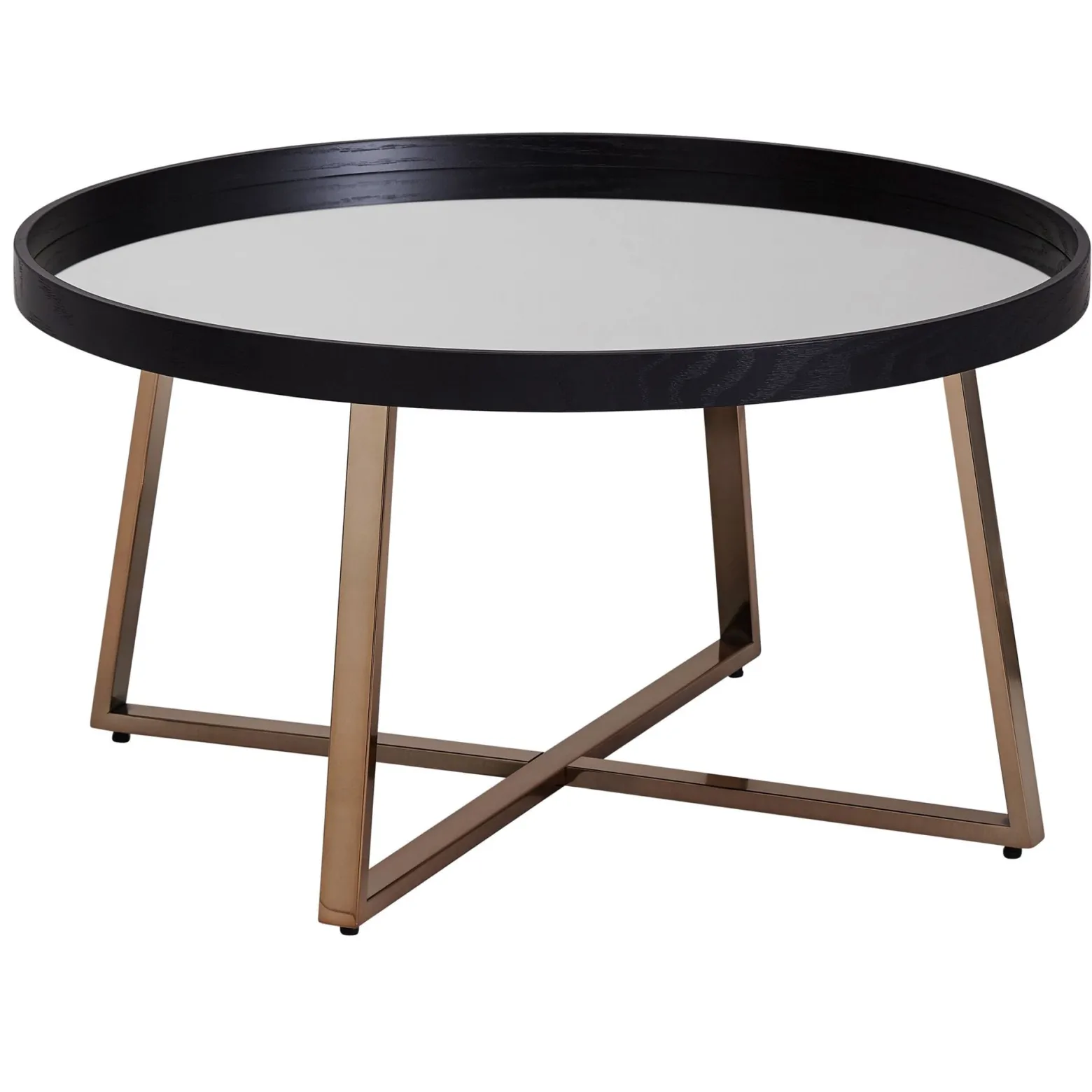 FineBuy Stolik kawowy metal czarny