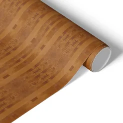 Folia meblowa Brązowe pasy 50x100 Okleina samoprzylepna Drewno DIY