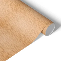 Folia meblowa Drewniane fale 50x100 Okleina samoprzylepna Słoje