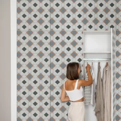 Folia meblowa Nowoczesny układ 50x100 Okleina samoprzylepna DIY