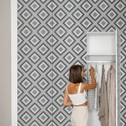 Folia meblowa Szara prostota 50x100 Okleina samoprzylepna Kuchnia