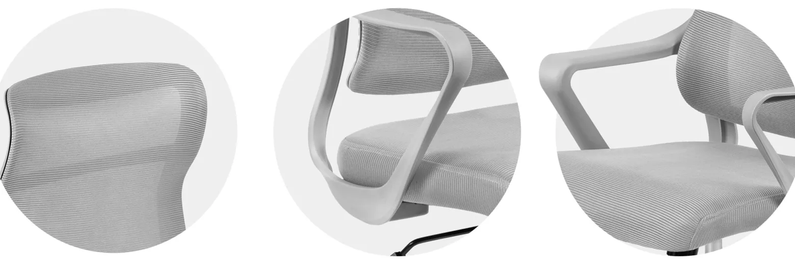 Fotel biurowy obrotowy krzesło mikrosiatka Sofotel 241301