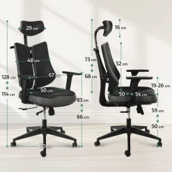 Fotel ergonomiczny biurowy obrotowy di volio Loano