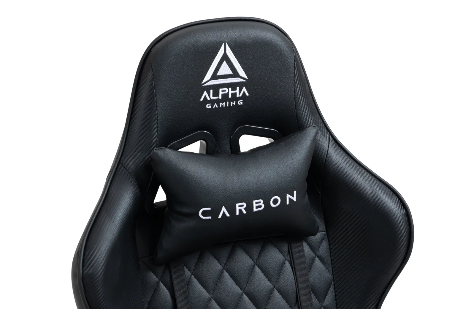 Fotel Gamingowy Biurowy Obrotowy Gracza Alpha Gaming Carbon Czarny