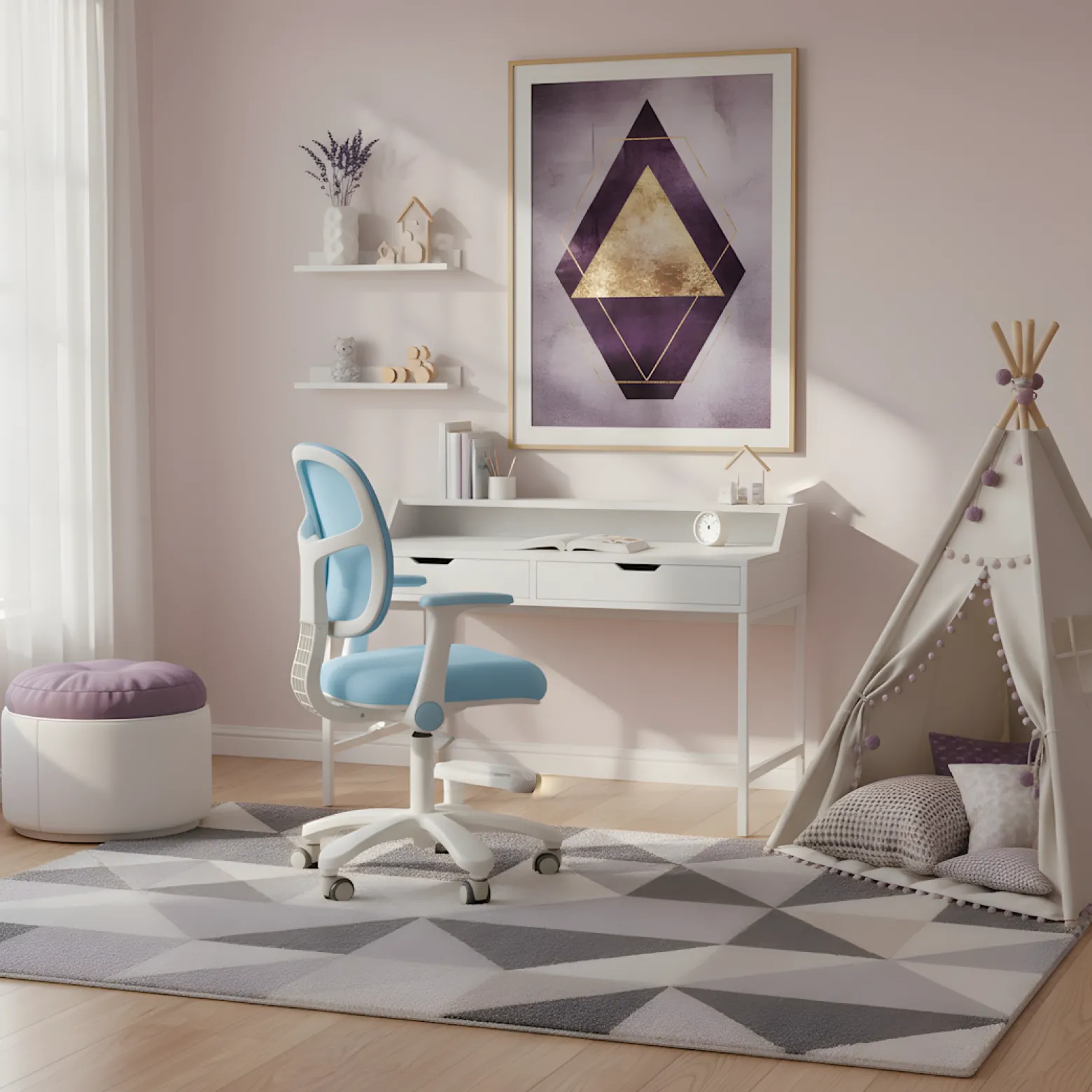 Fotel obrotowy dziecięcy Spacetronik SPC-XD18A