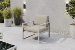 Fotel ogrodowy ALICANTE Kremowy