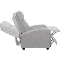 FOTEL ROZKŁADANY Recliner Dream szary nowoczesny