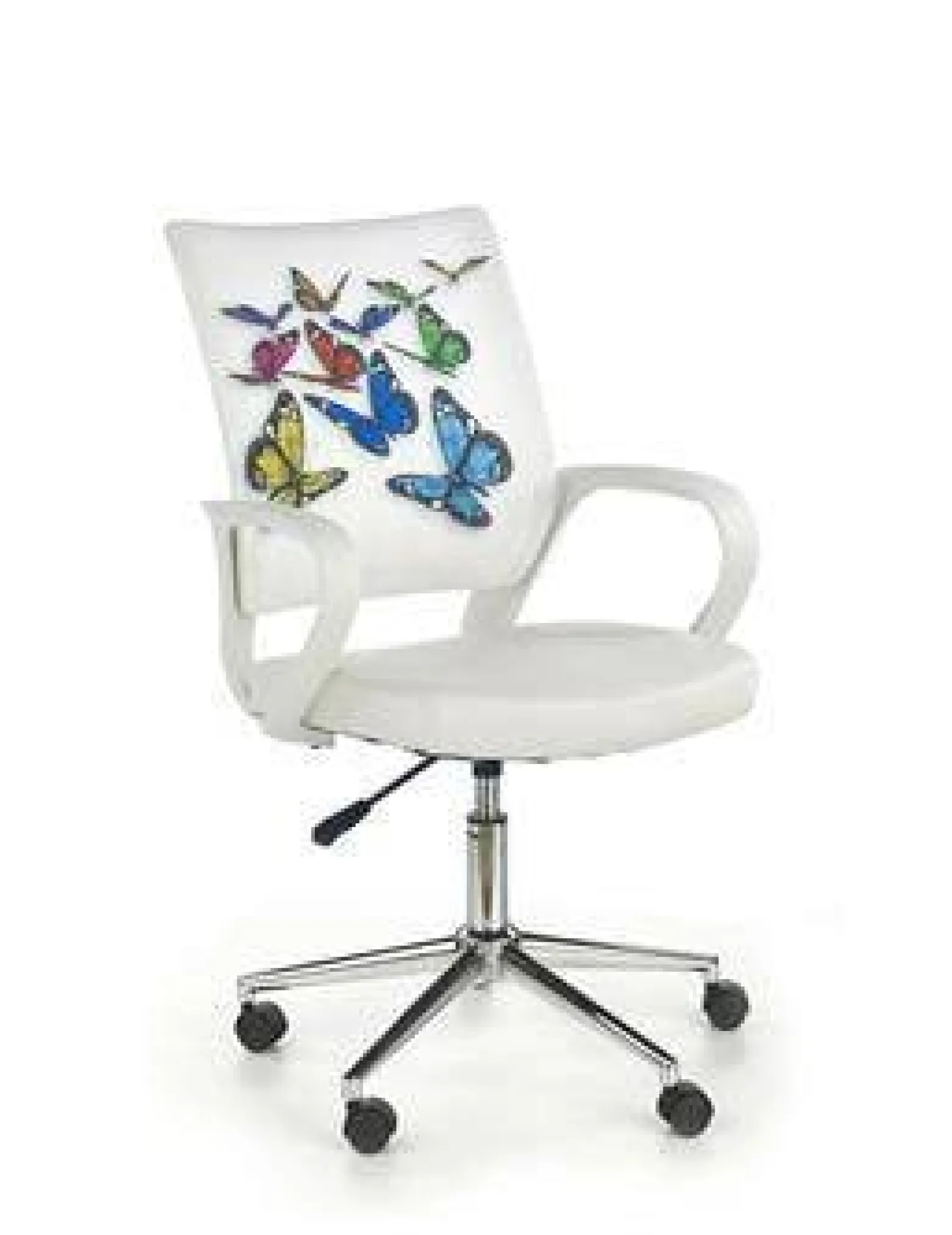 Fotel biurowy Butterfly biały