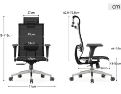 Fotel biurowy ergonomiczny ANGEL iO