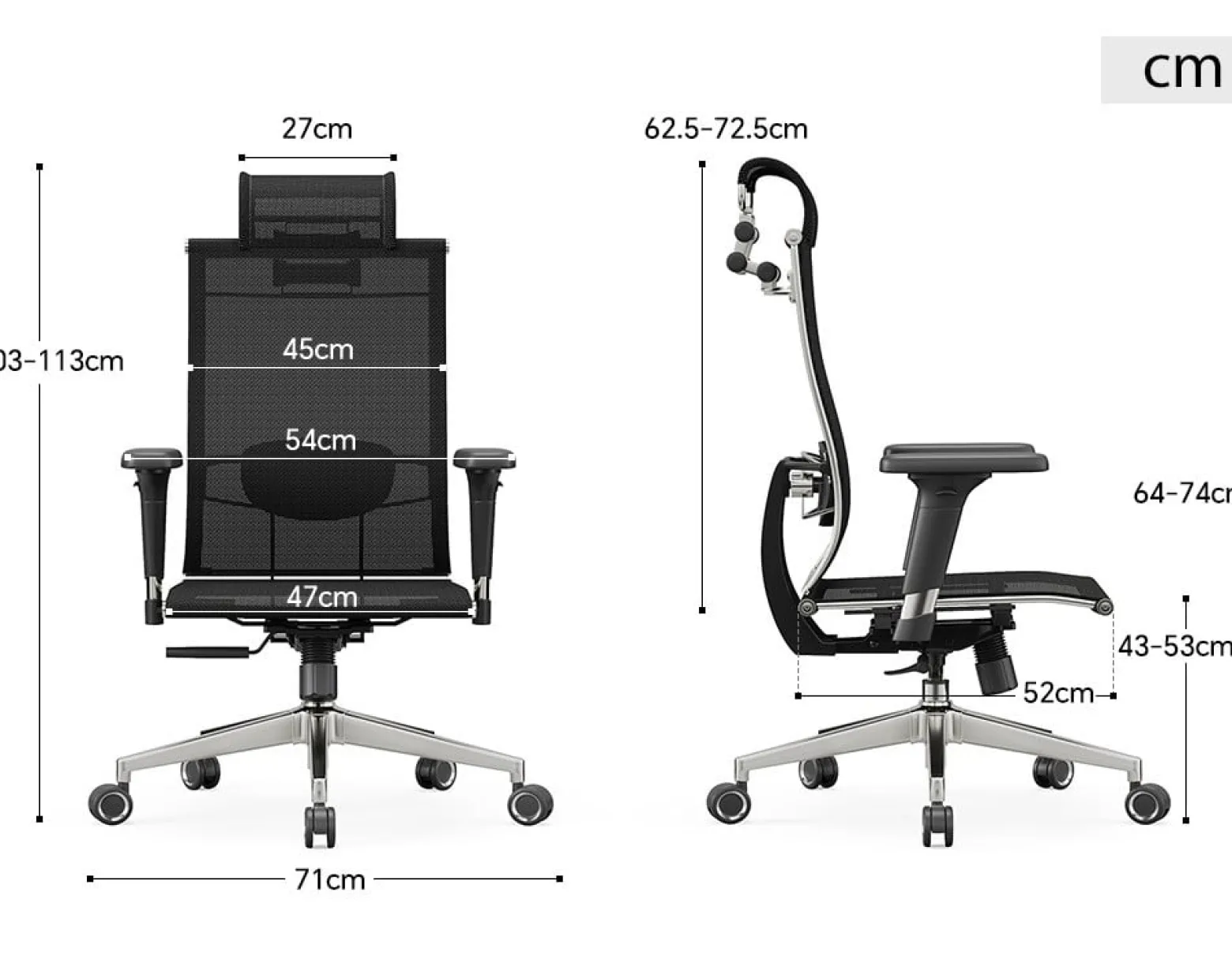 Fotel biurowy ergonomiczny ANGEL iO