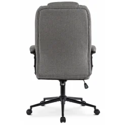 Fotel Biurowy Obrotowy Krzesło Do Biurka Komputer Ergonomiczny Szary PHONIX