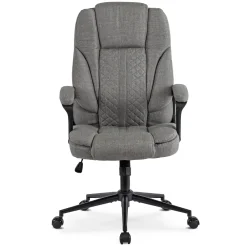 Fotel Biurowy Obrotowy Krzesło Do Biurka Komputer Ergonomiczny Szary PHONIX