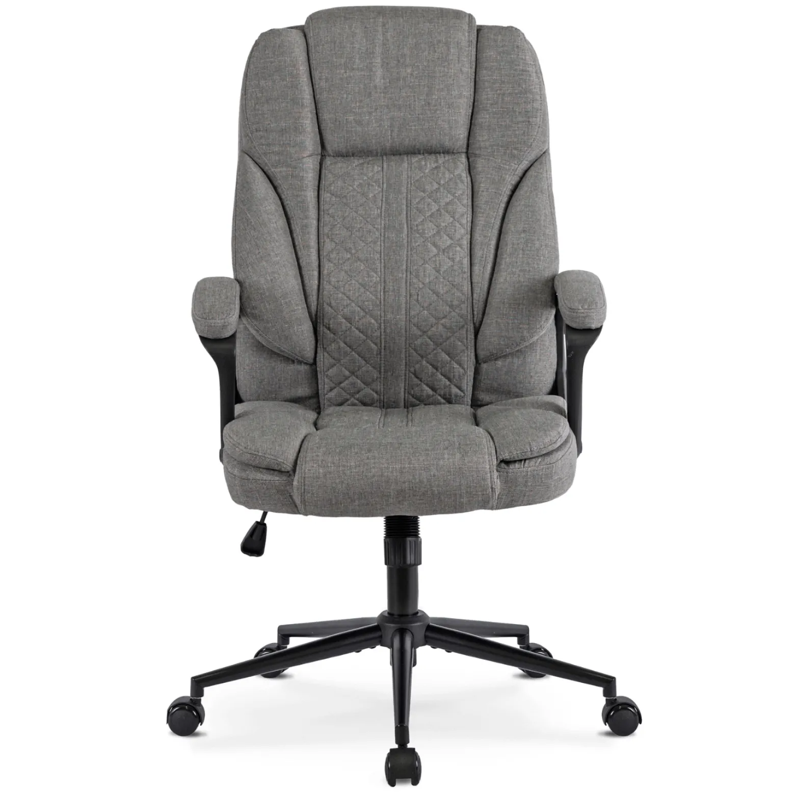 Fotel Biurowy Obrotowy Krzesło Do Biurka Komputer Ergonomiczny Szary PHONIX