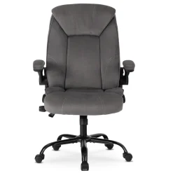 Fotel Biurowy Obrotowy Krzesło Do Biurka Ergonomiczny Szary COMFORT