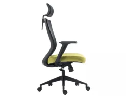 Fotel biurowy Q-328H czarny/zielony