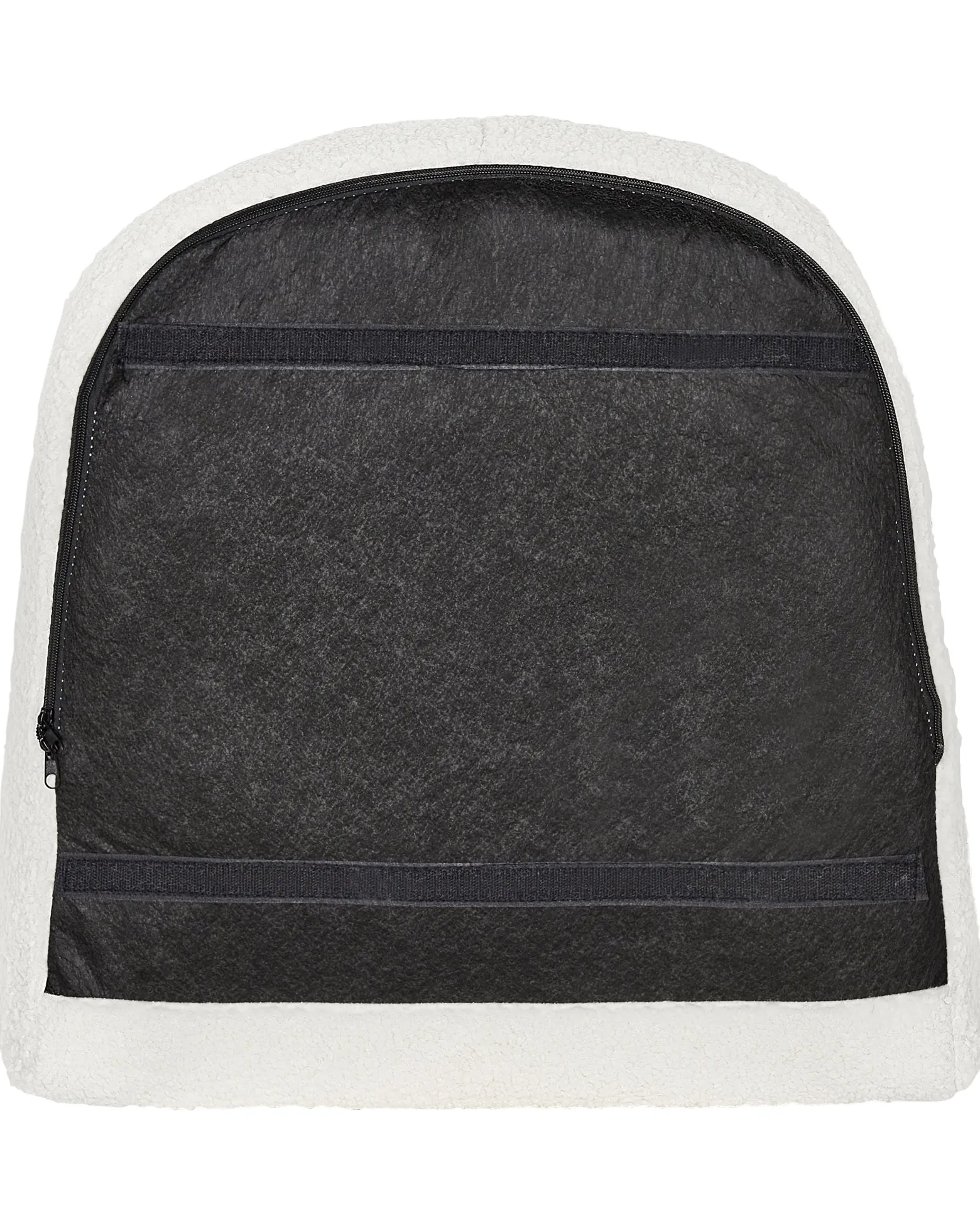 Fotel boucle retro biały
