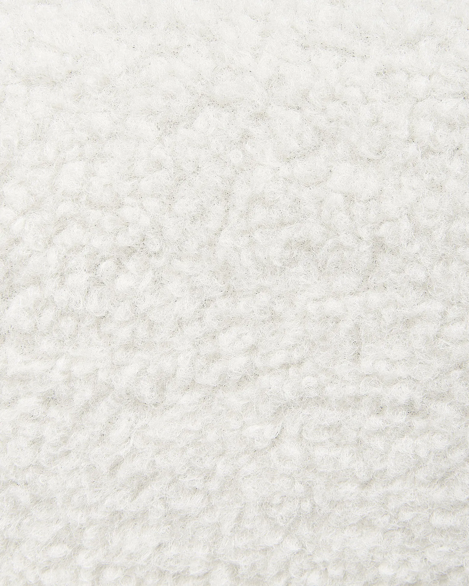 Fotel boucle retro biały