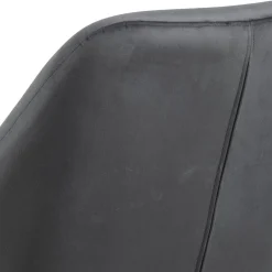 Fotel Chisa VIC Dark Grey tapicerowany
