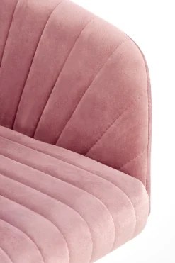 Fotel dla dziecka FRESCO VELVET różowy