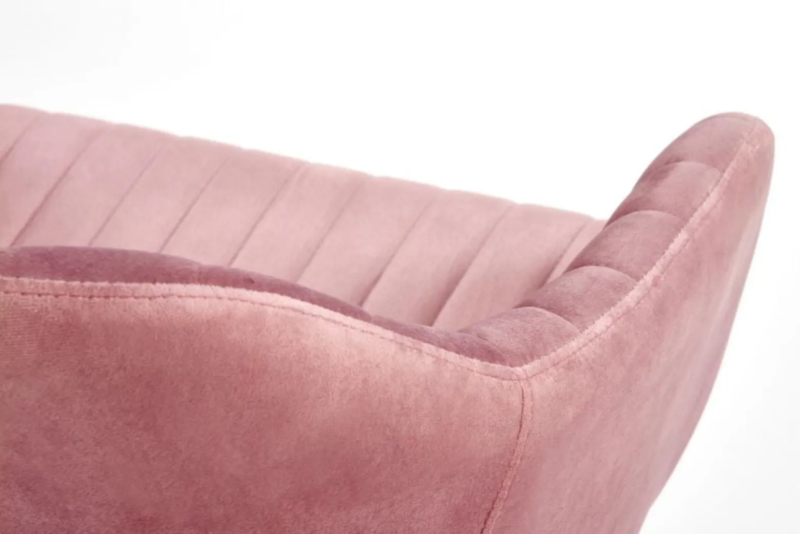 Fotel dla dziecka FRESCO VELVET różowy