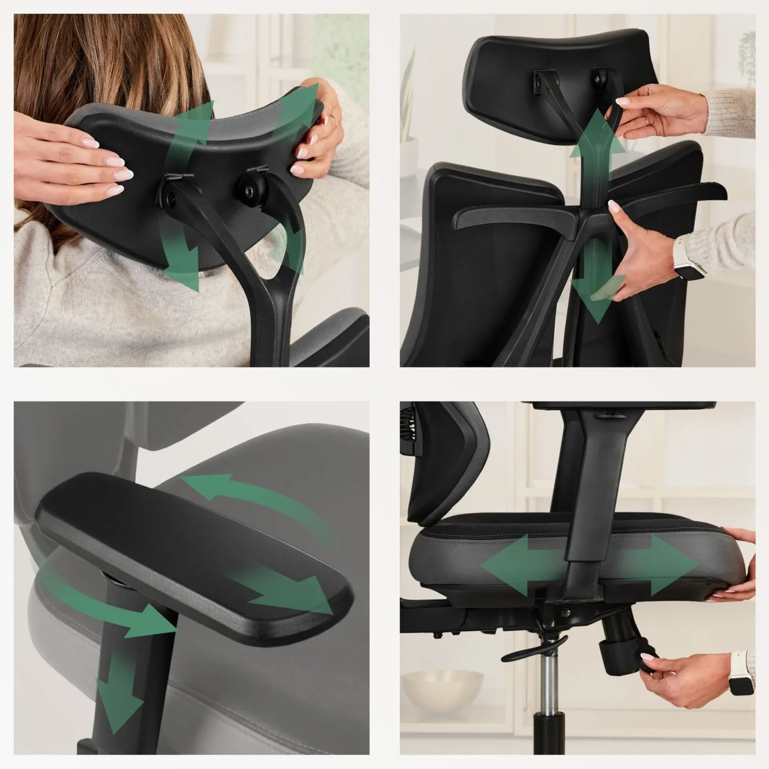 Fotel ergonomiczny biurowy obrotowy di volio Loano