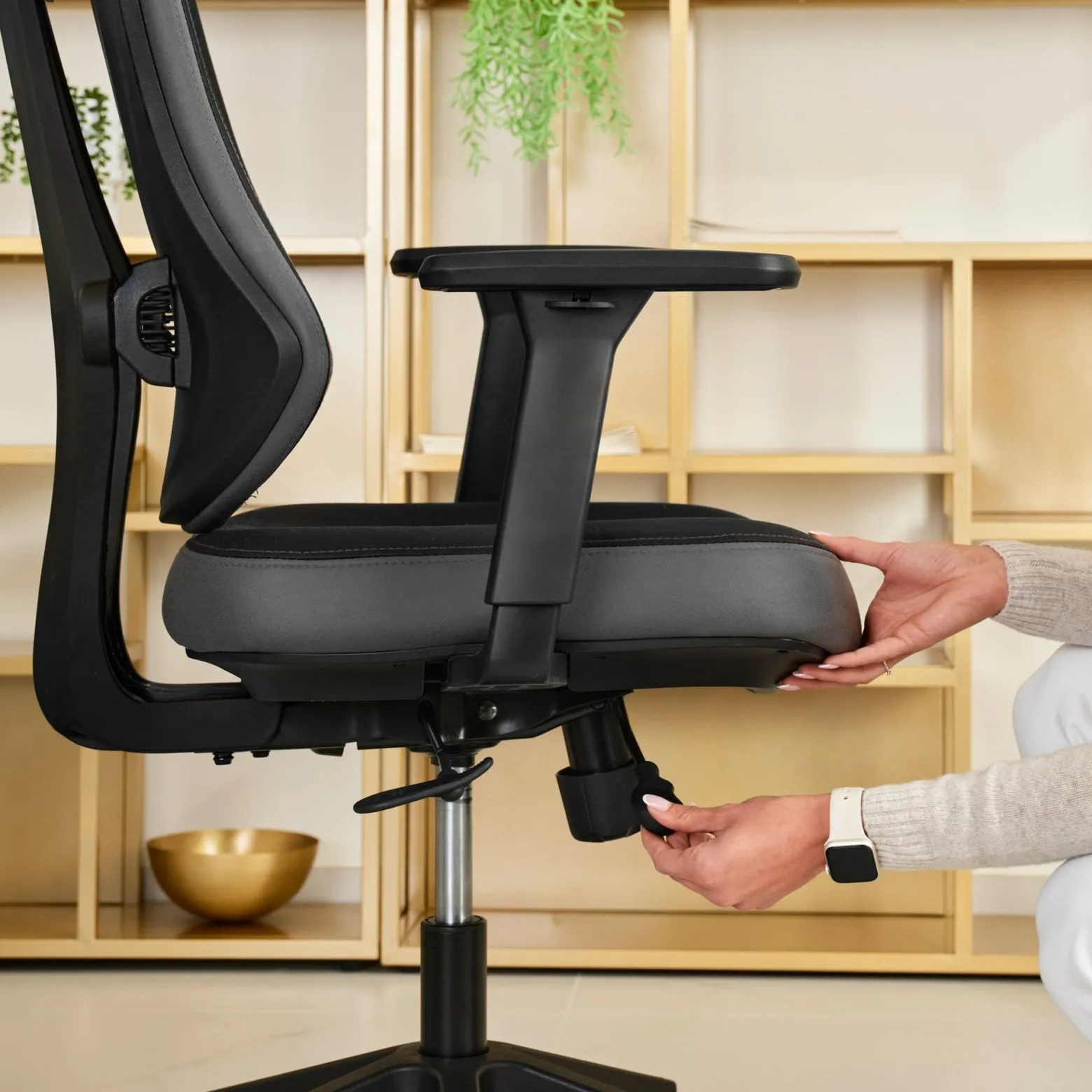 Fotel ergonomiczny biurowy obrotowy di volio Loano