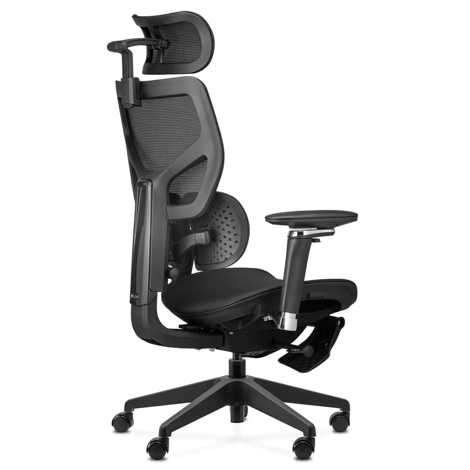 Fotel ergonomiczny Ergoshape 2.0 czary siatka podnóżek