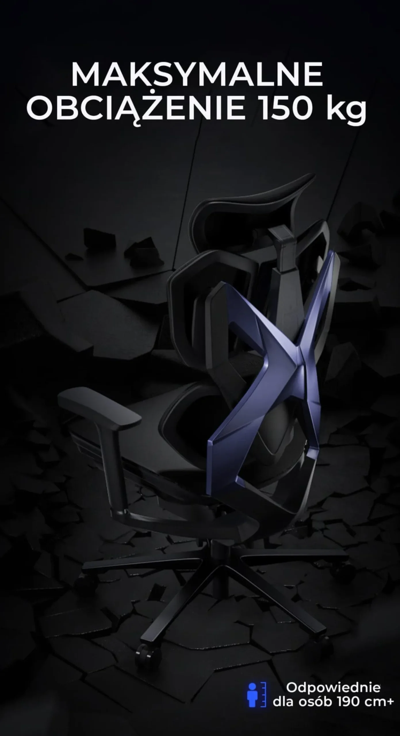 Fotel ergonomiczny gamingowy Angel Furia PRO
