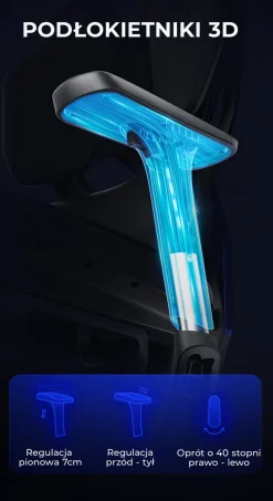 Fotel ergonomiczny gamingowy Angel Furia PRO