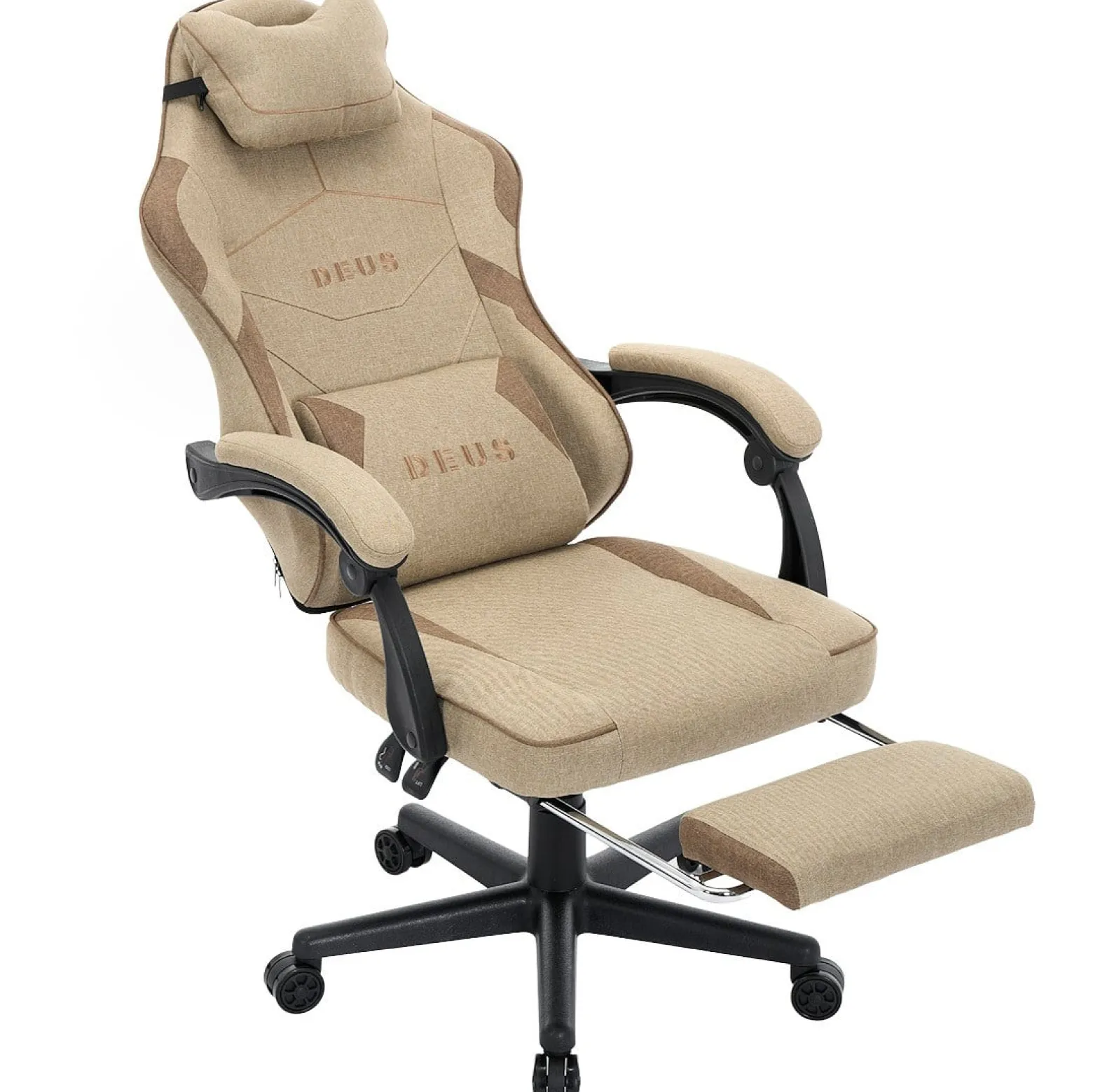 Fotel gamingowy Extreme biurowy oddychający Edge Beige