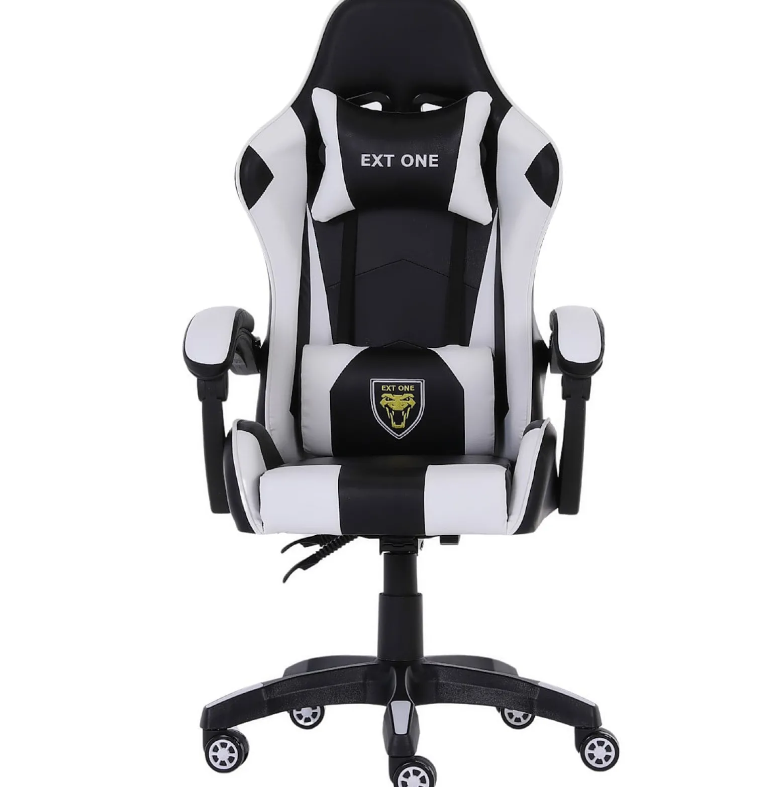 Fotel gamingowy Extreme młodzieżowy odchylany ekoskóra EXT ONE White