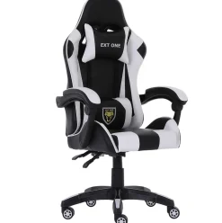 Fotel gamingowy Extreme młodzieżowy odchylany ekoskóra EXT ONE White