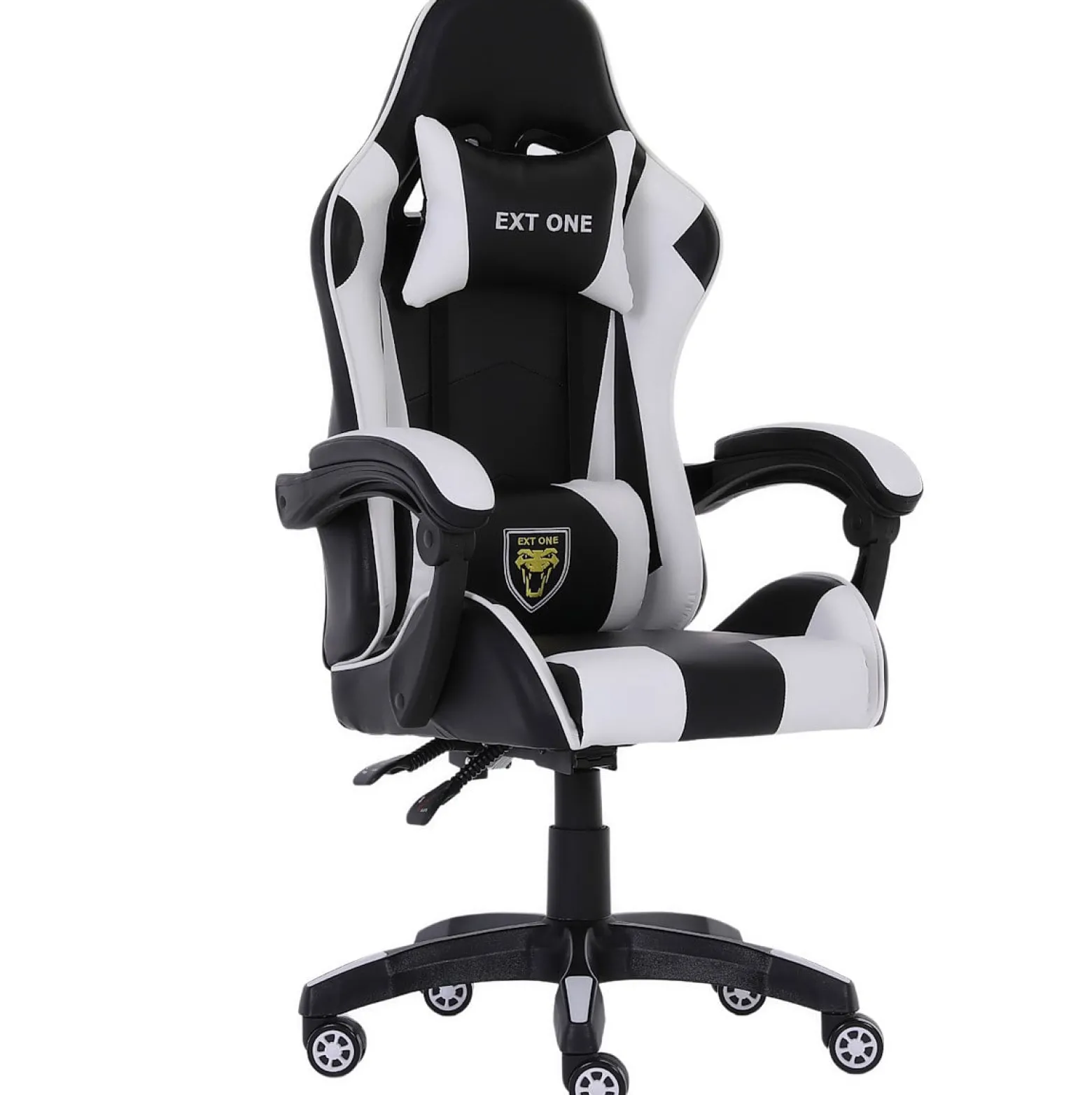 Fotel gamingowy Extreme młodzieżowy odchylany ekoskóra EXT ONE White