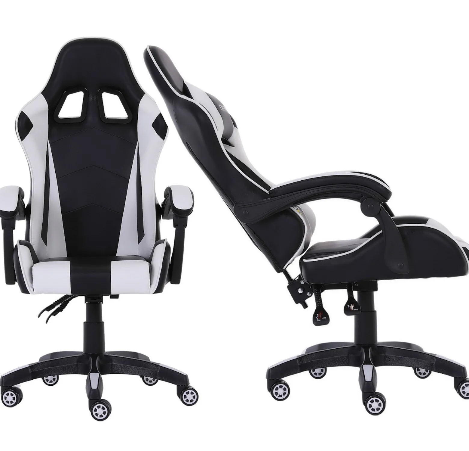 Fotel gamingowy Extreme młodzieżowy odchylany ekoskóra EXT ONE White
