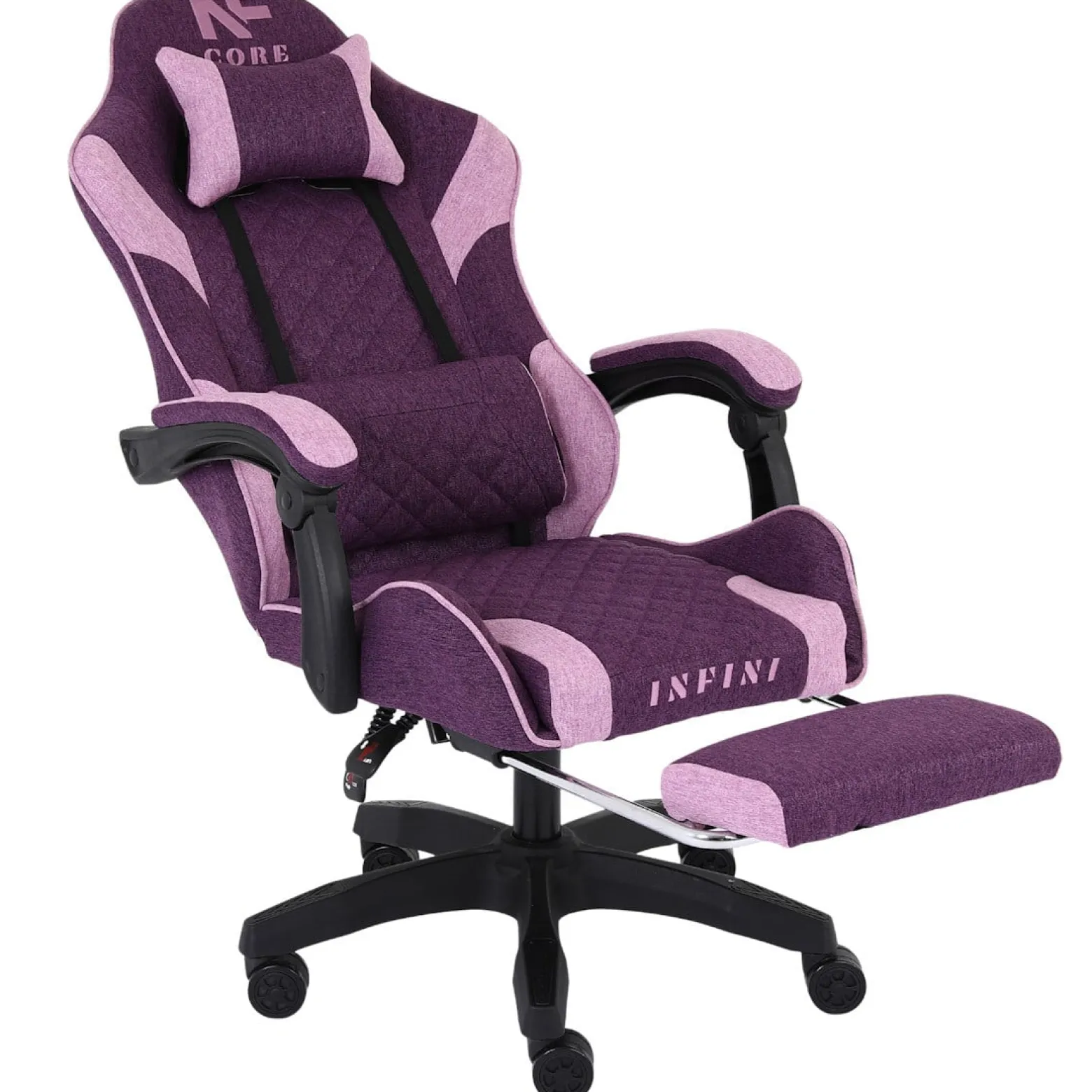 Fotel gamingowy Infini Core Dark Purple/Light purple