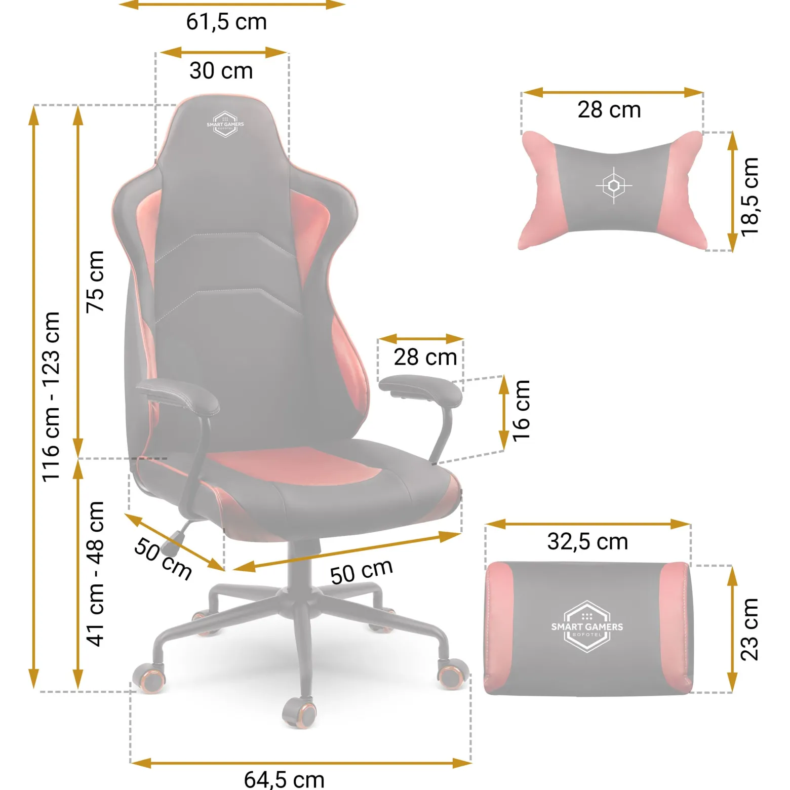 Fotel gamingowy obrotowy krzesło biurowe Sofotel 2590