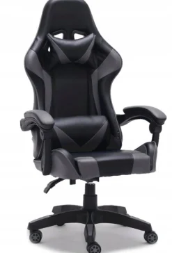 Fotel obrotowy gamingowy krzesło TUDOR Szary