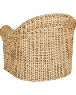 Fotel ogrodowy rattanowy naturalny