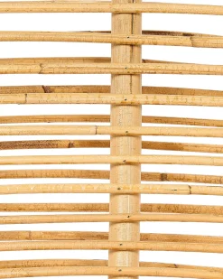Fotel rattanowy naturalny z poduszką