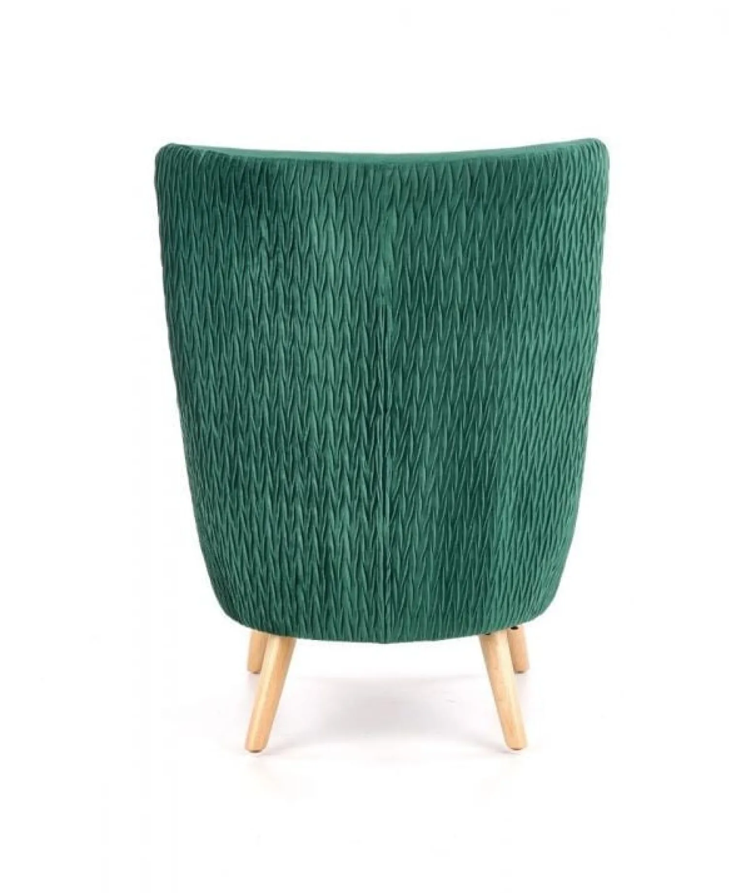 Fotel RAVEL VELVET ciemno zielony