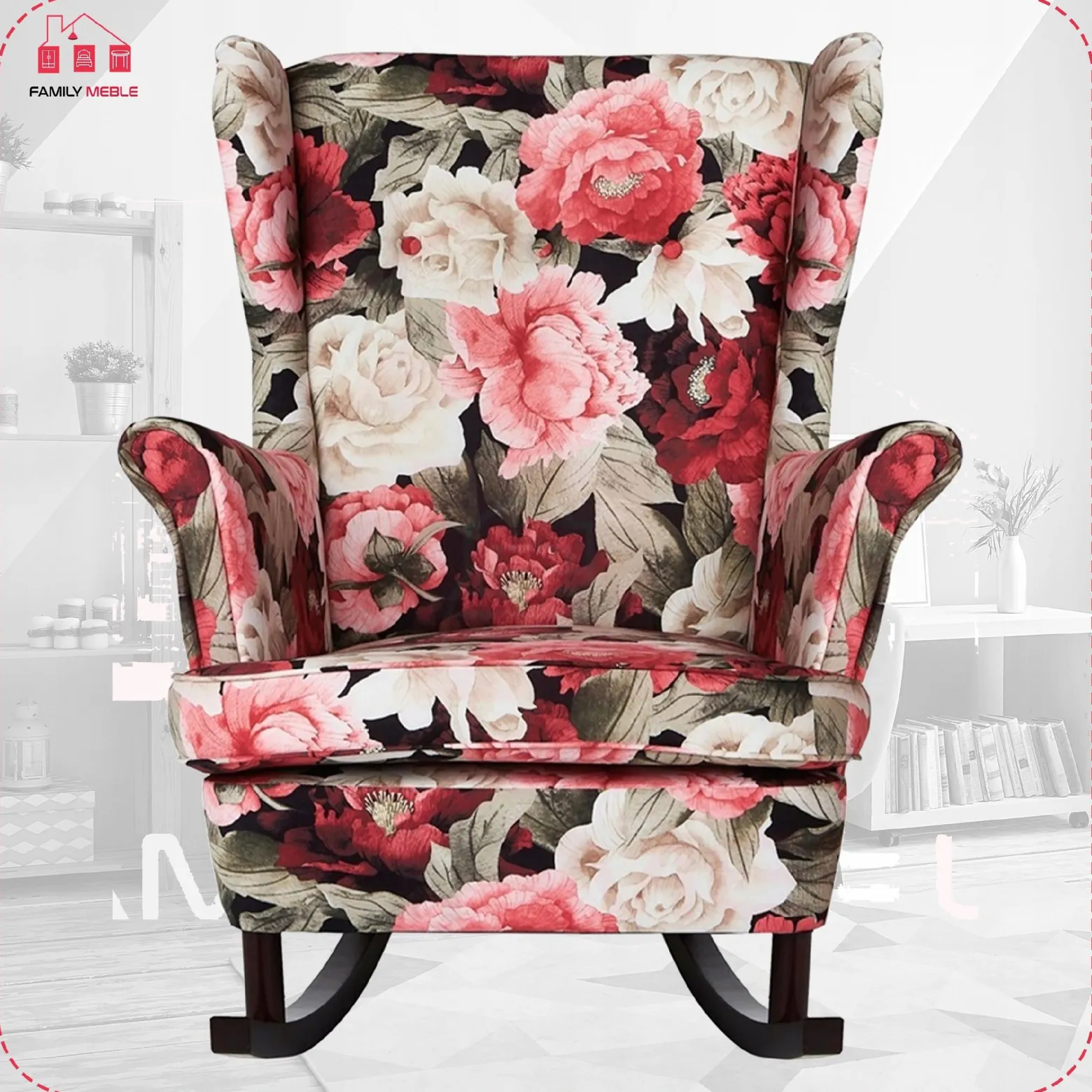 Fotel uszak bujany Ari Print Family Meble